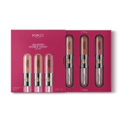 KIKO Milano Unlimited Double Touch Lip Set - Nude Attitude- Ensembles Et Trousses
