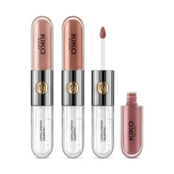 KIKO Milano Unlimited Double Touch Lip Set - Nude Attitude- Ensembles Et Trousses